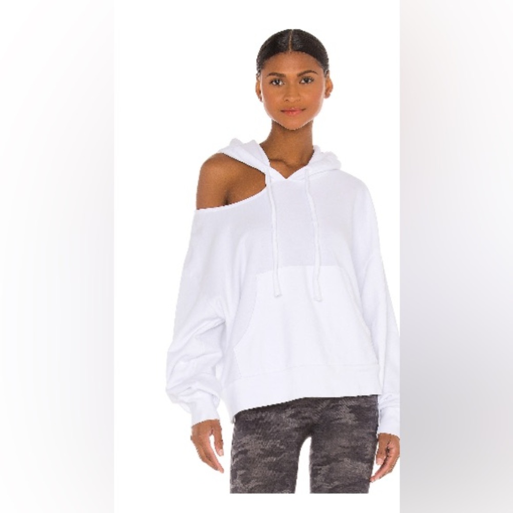 LNA LION HOODIE in white